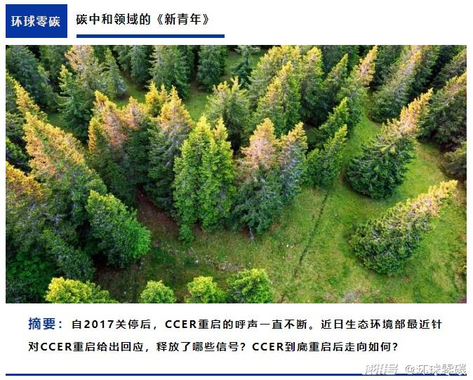全国碳排放交易市场 CCER市场 暂停重启_碳交易平台