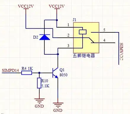 三极管开关电路 继电器驱动电路设计 RC Snubber吸收电路_选择开关电路