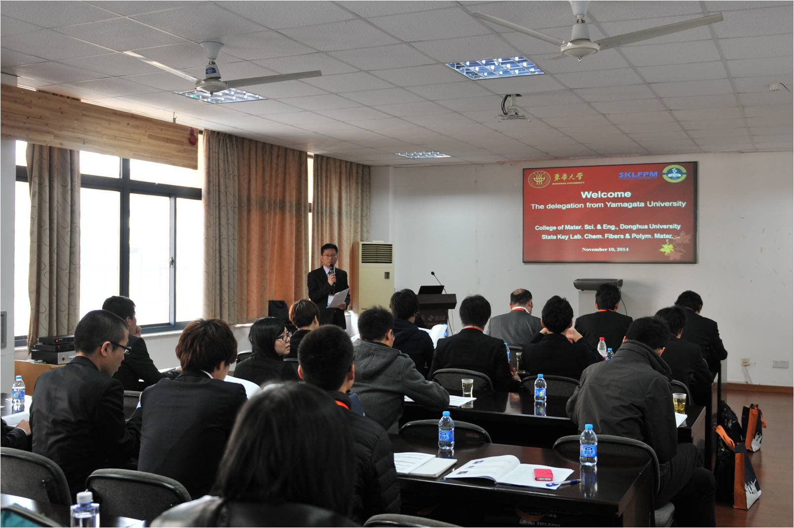 东华大学与山形大学双边学术研讨会_纤维材料改性国家重点实验室学术交流_东华大学蔡正国