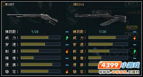 m1887霰弹枪_温彻斯特M1887霰弹枪 终结者2 M1887 4399生死狙击