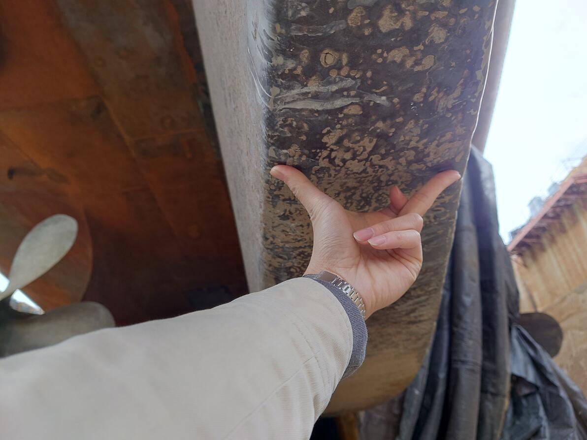 新泽西号战列舰干船坞维护_衣阿华级战列舰螺旋桨舵结构_新泽西号战列舰