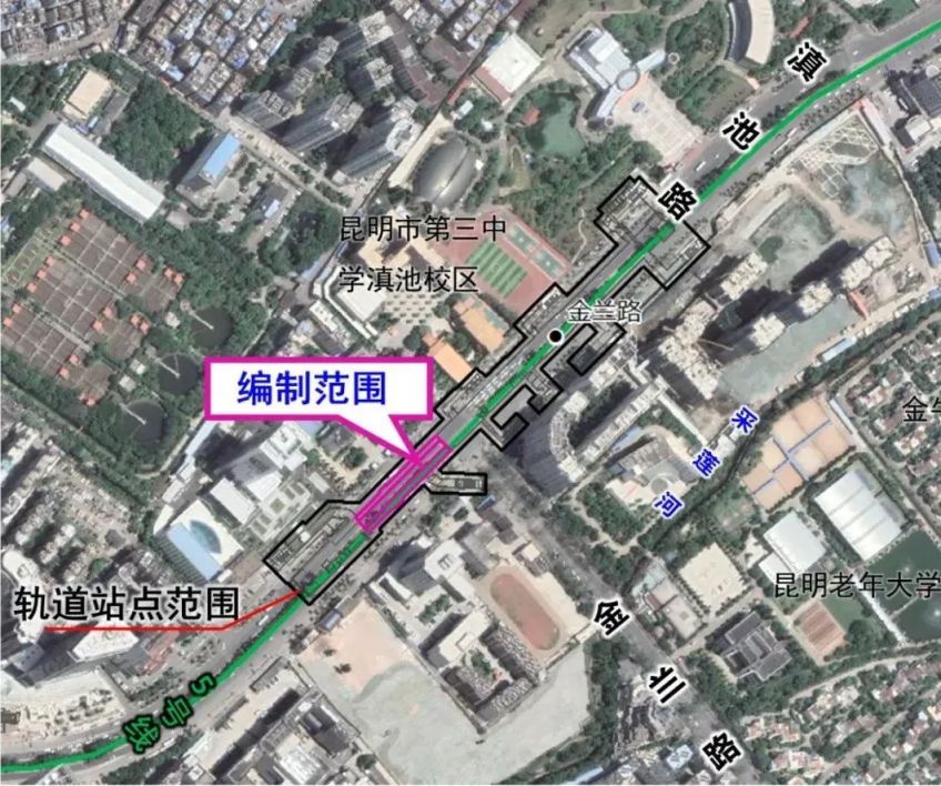 昆明轨道交通地下预留空间控制性详细规划_昆明地铁地下预留空间商业规划_昆明地铁6号线时间间隔