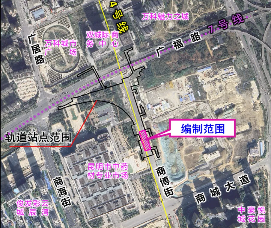 昆明轨道交通地下预留空间控制性详细规划_昆明地铁地下预留空间商业规划_昆明地铁6号线时间间隔
