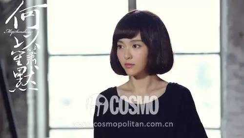 明星短发造型_鲁豫的发型_厚刘海减龄效果