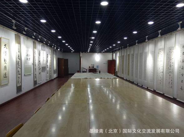纯手工书写斗方作品_心经书法字帖_心经宣纸手抄长卷