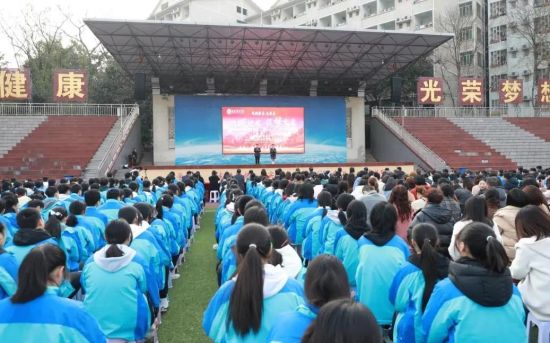 图为活动现场。重庆电视台《教育新视界》栏目 供图