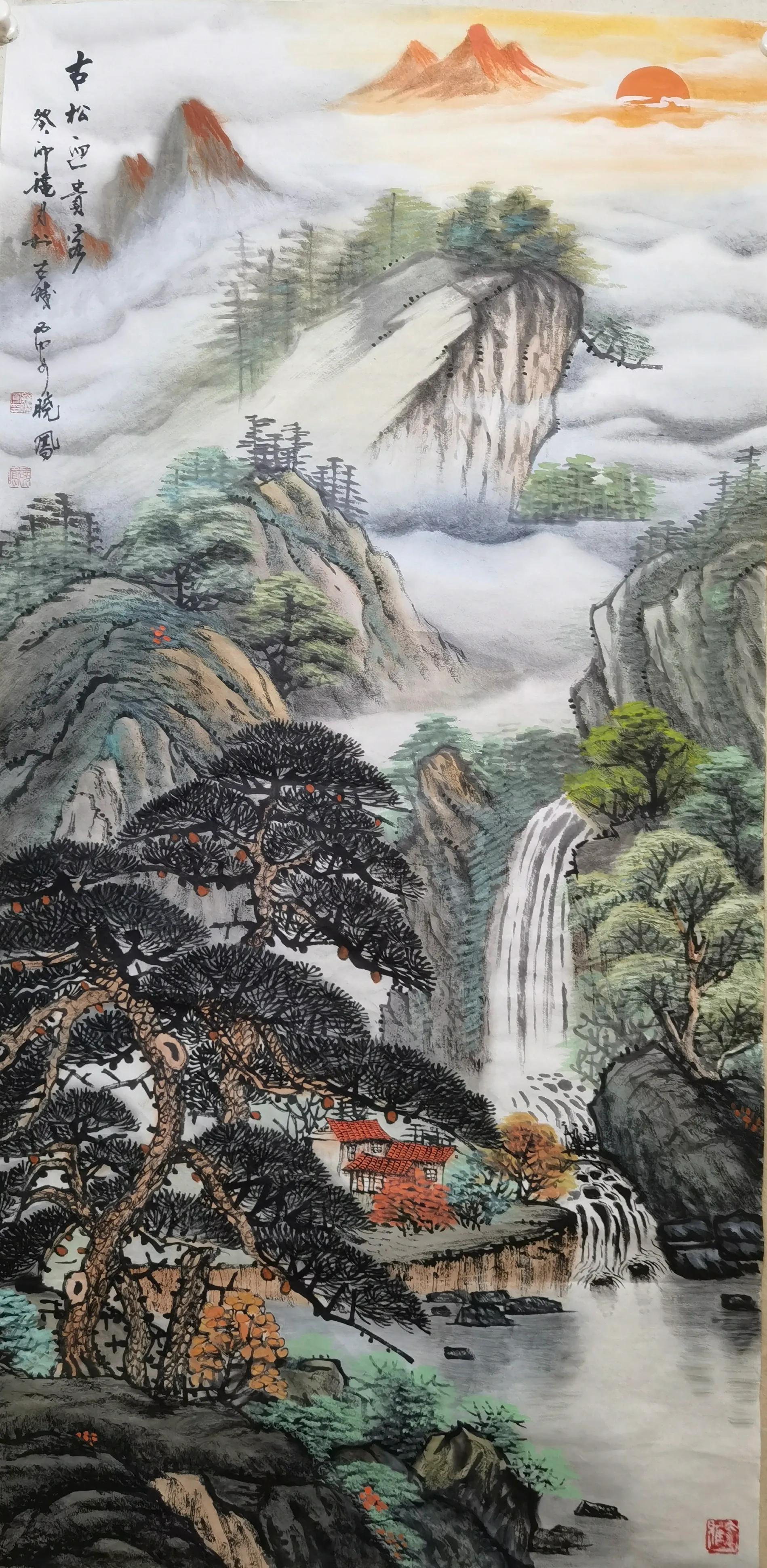 孙晓凤山水画_松涛书法家_孙晓凤花鸟画