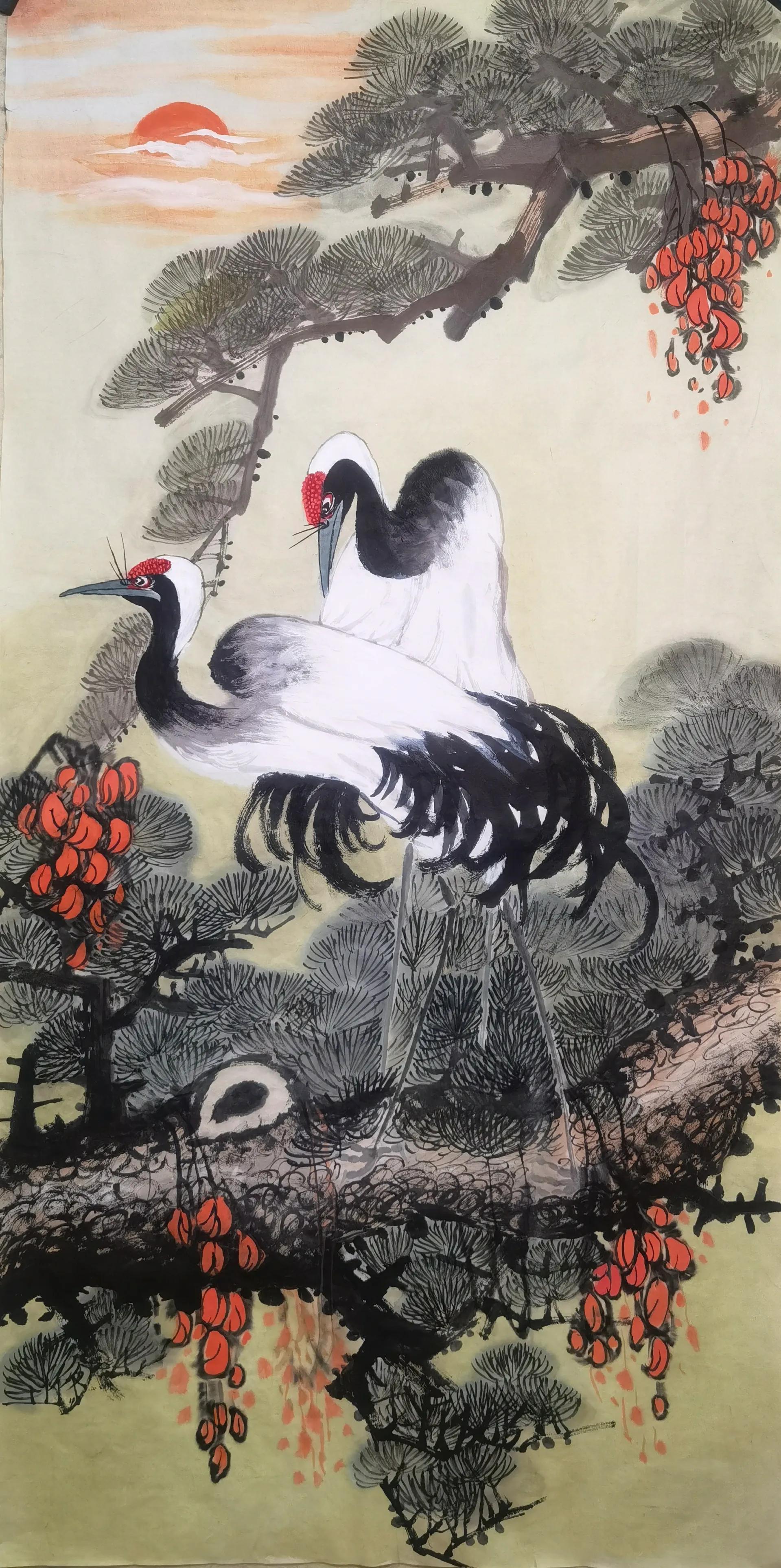 孙晓凤花鸟画_松涛书法家_孙晓凤山水画