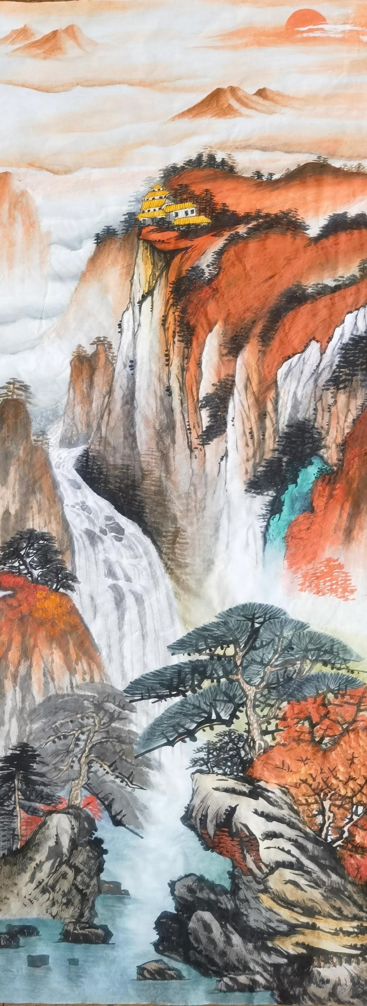 孙晓凤花鸟画_松涛书法家_孙晓凤山水画