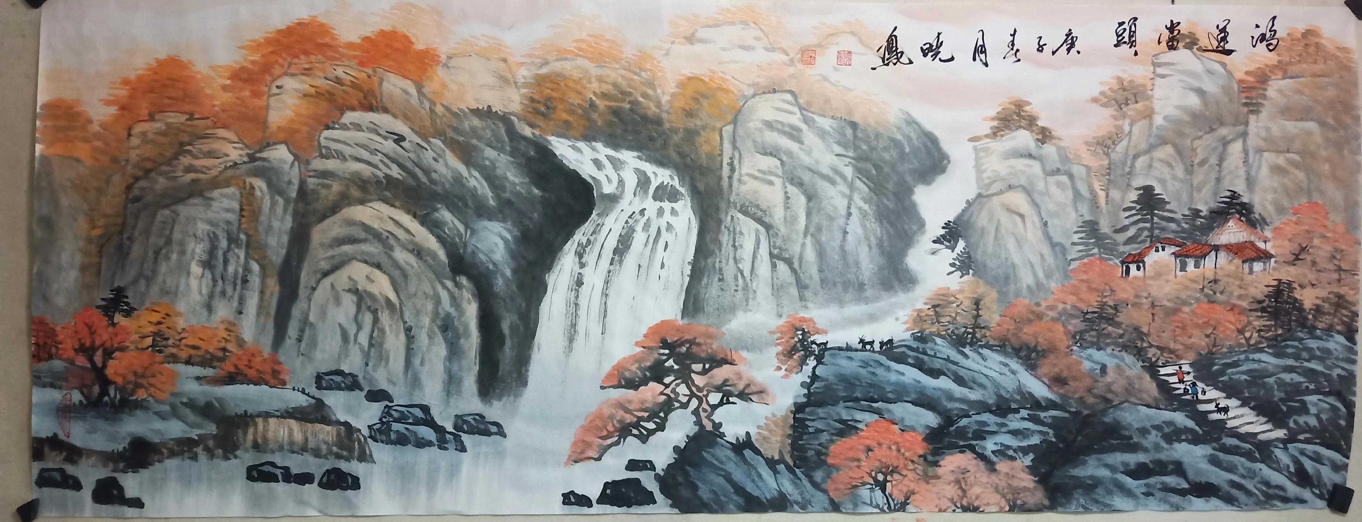 孙晓凤山水画_孙晓凤花鸟画_松涛书法家