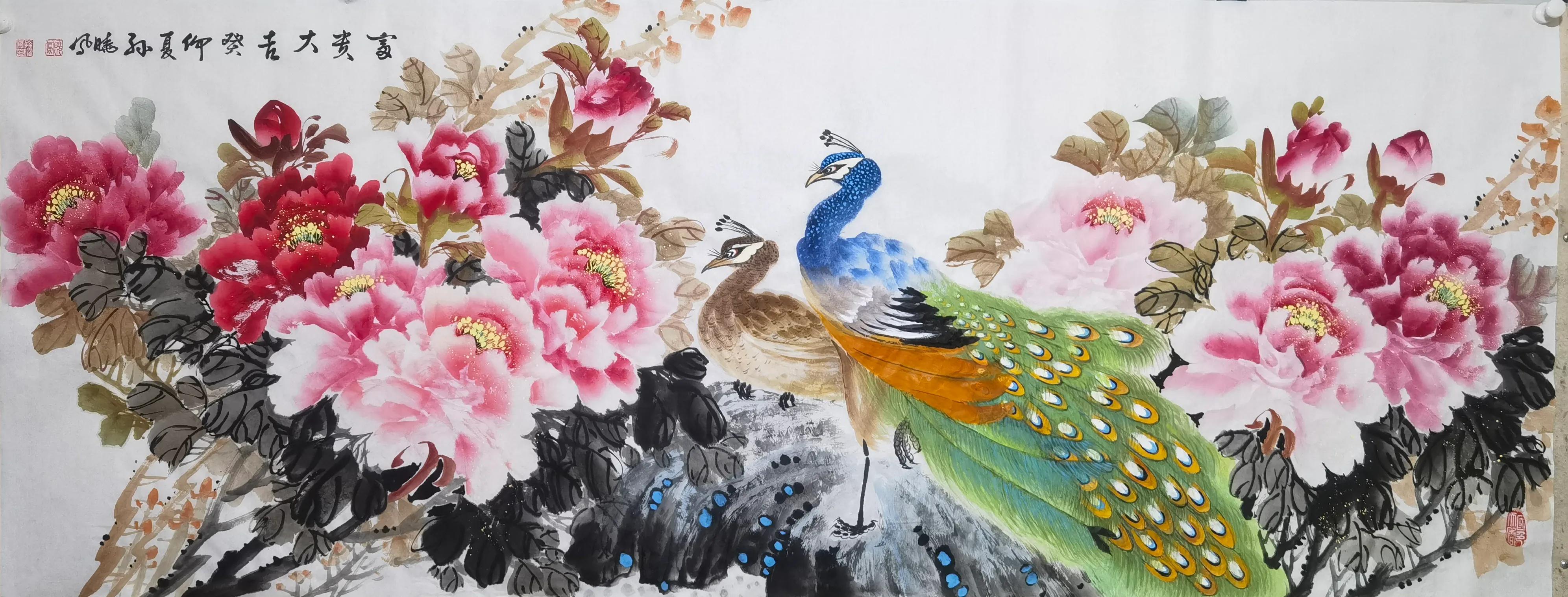孙晓凤花鸟画_松涛书法家_孙晓凤山水画