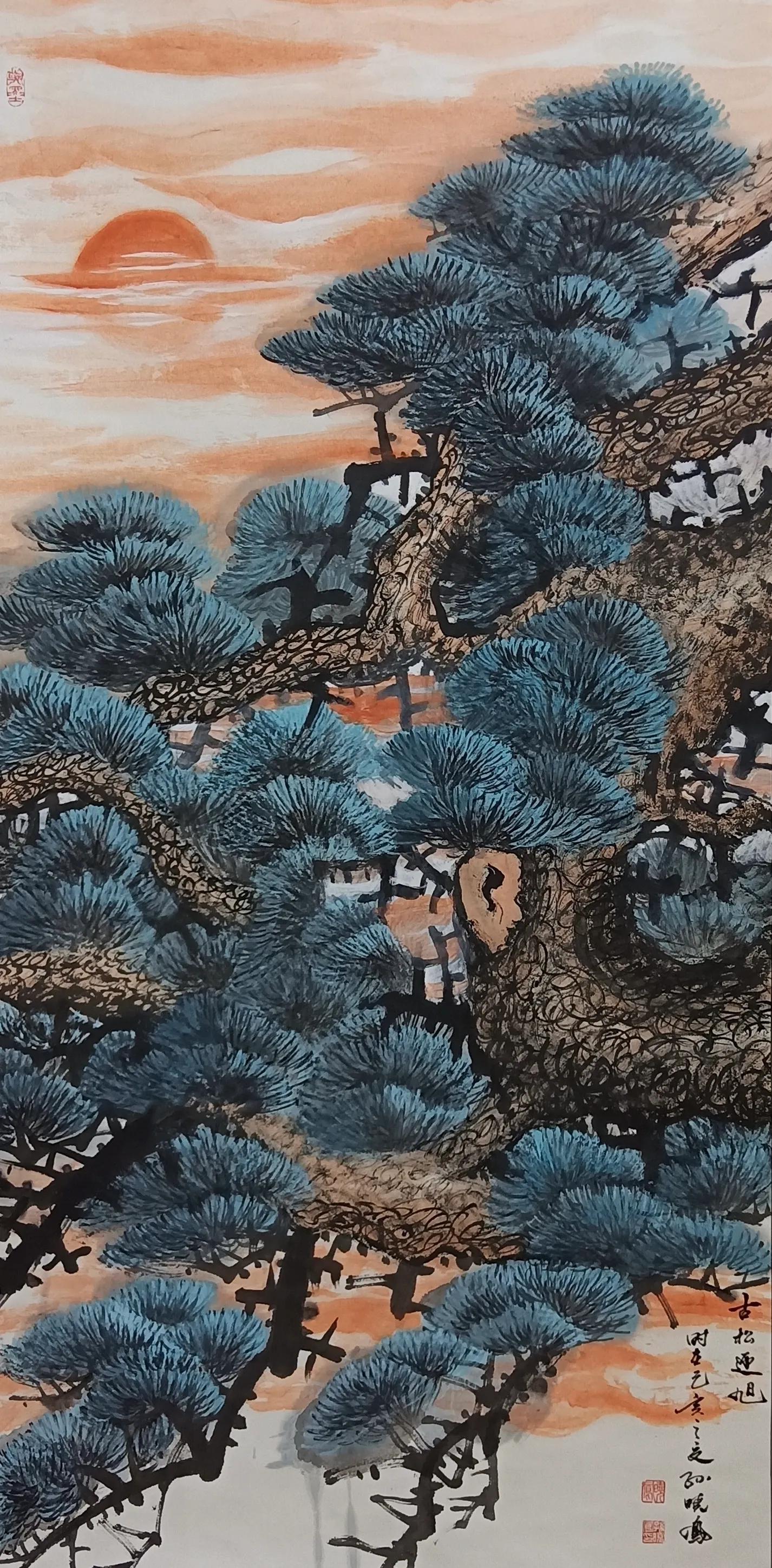 孙晓凤花鸟画_松涛书法家_孙晓凤山水画