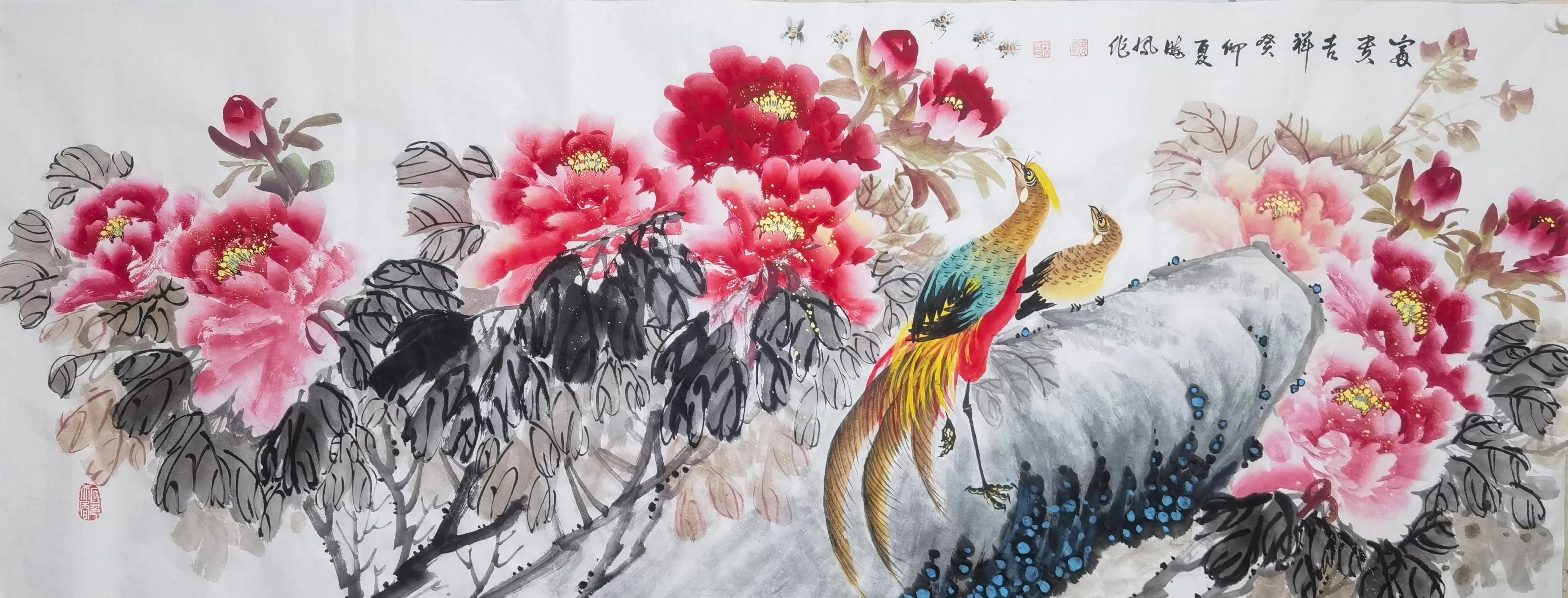 孙晓凤花鸟画_孙晓凤山水画_松涛书法家