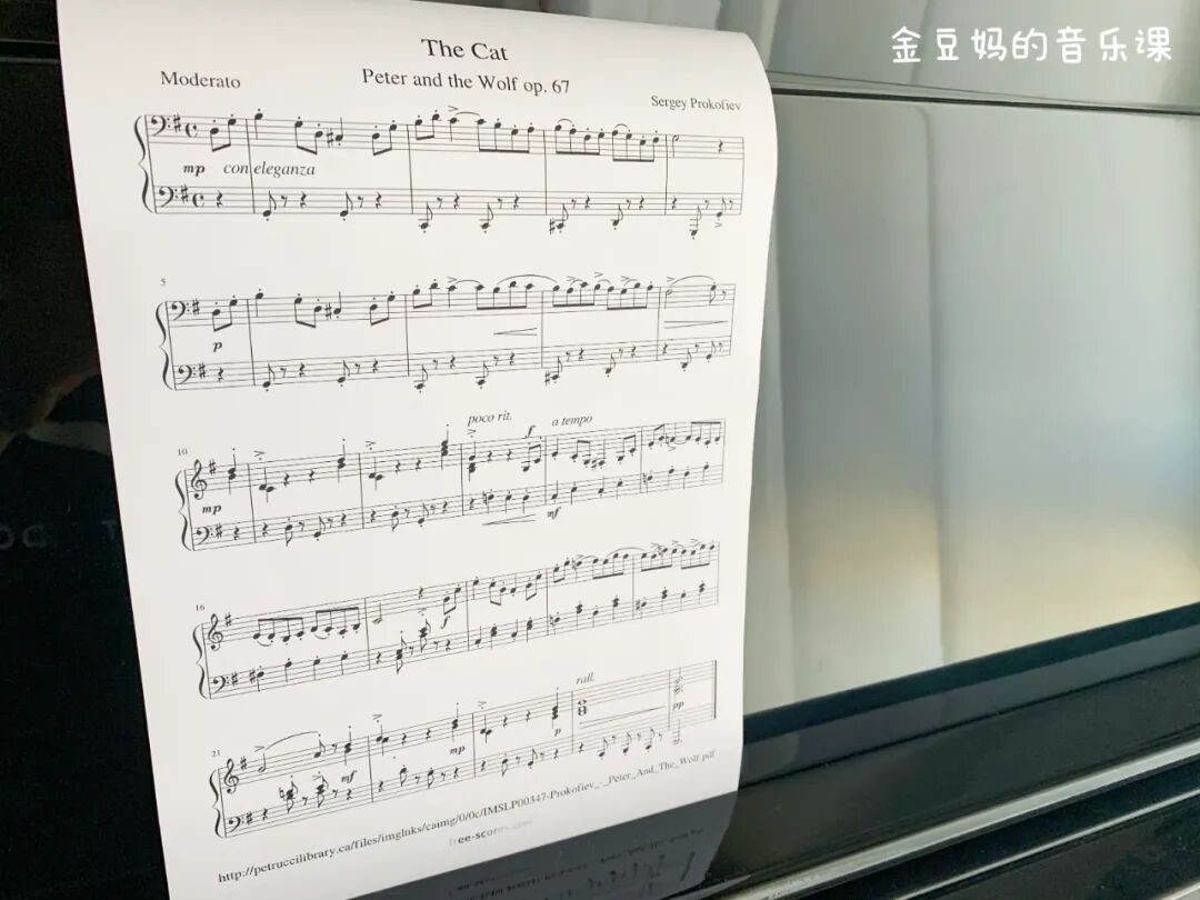 彼得与狼音乐动画资源_钢琴曲猫,彼得与狼_古典音乐启蒙彼得与狼钢琴谱