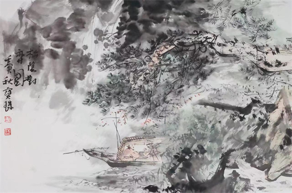 济南山水画家张宝珠_张宝珠画家书法_张宝珠回忆儿时大明湖