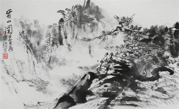 张宝珠回忆儿时大明湖_张宝珠画家书法_济南山水画家张宝珠