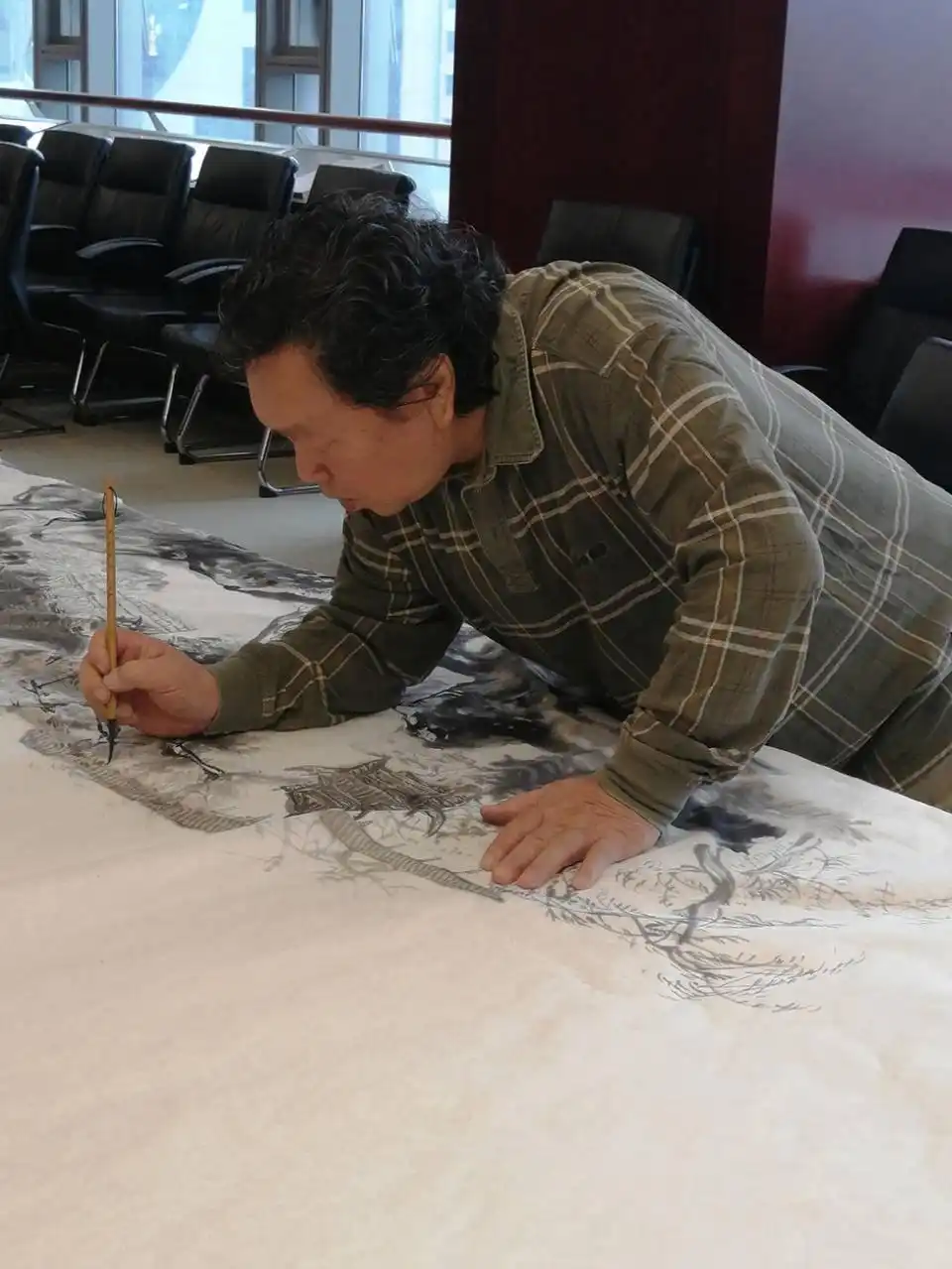 张宝珠 鹊华春色 大众日报名家邀请展_张宝珠画家书法