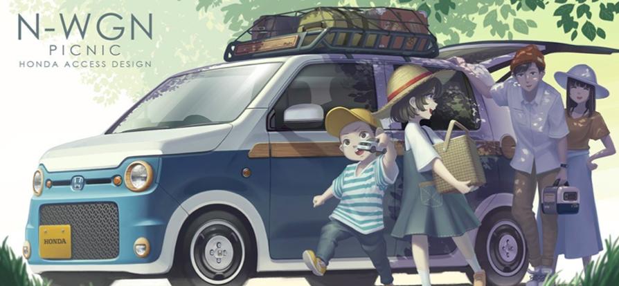 东京车展 本田新车 发布会_本田n-wgn