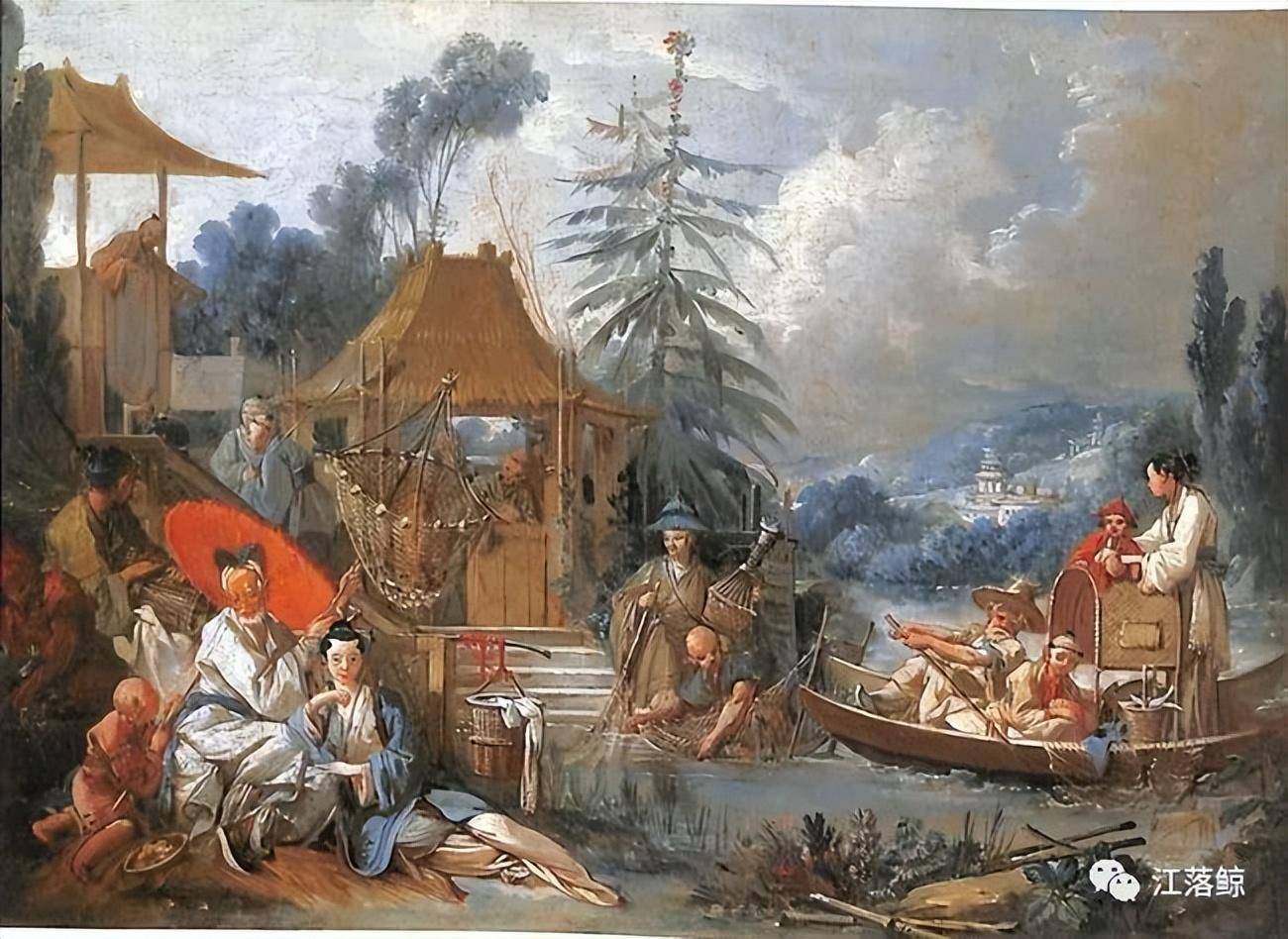 绘画艺术欣赏_洛可可艺术 中国风 18世纪法国绘画