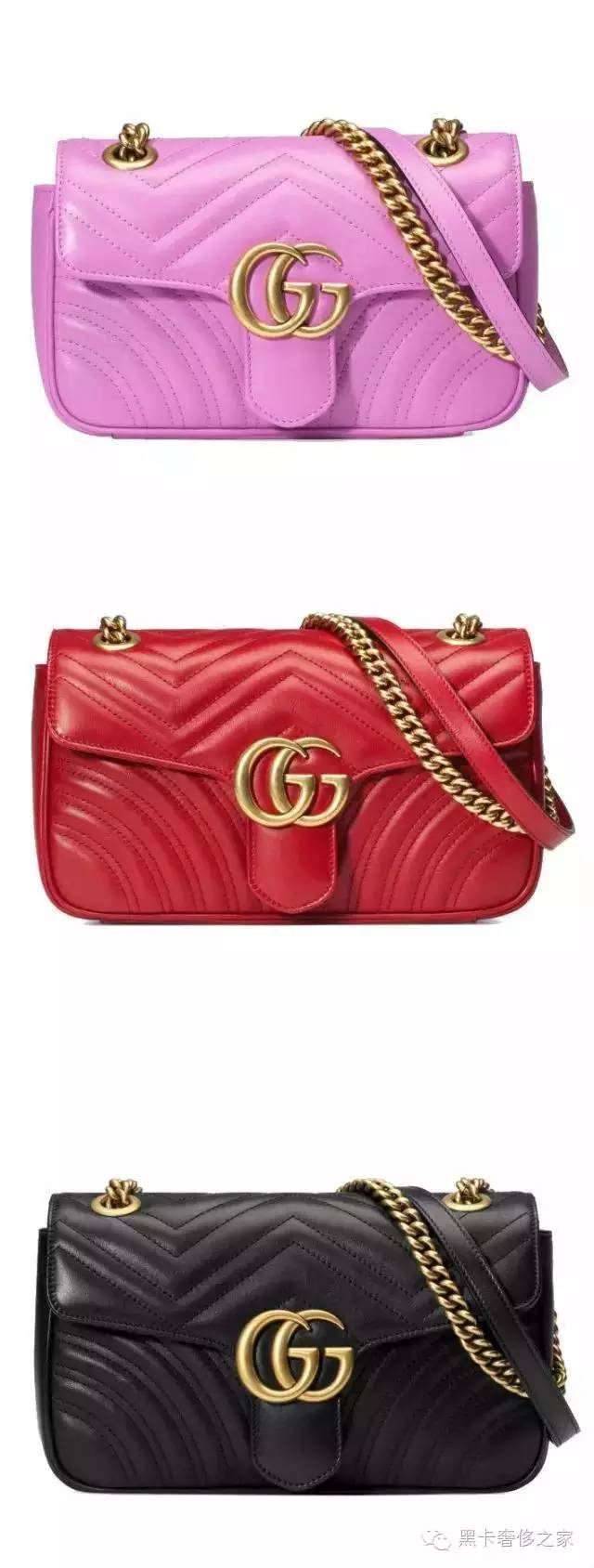 Gucci Alessandro Michele redesign_GG Marmont series review_gucci双肩包