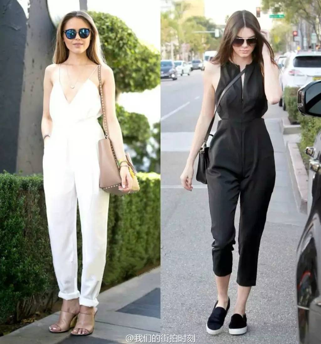 连体裤穿搭_连体裤时尚搭配_连身裤连体裤