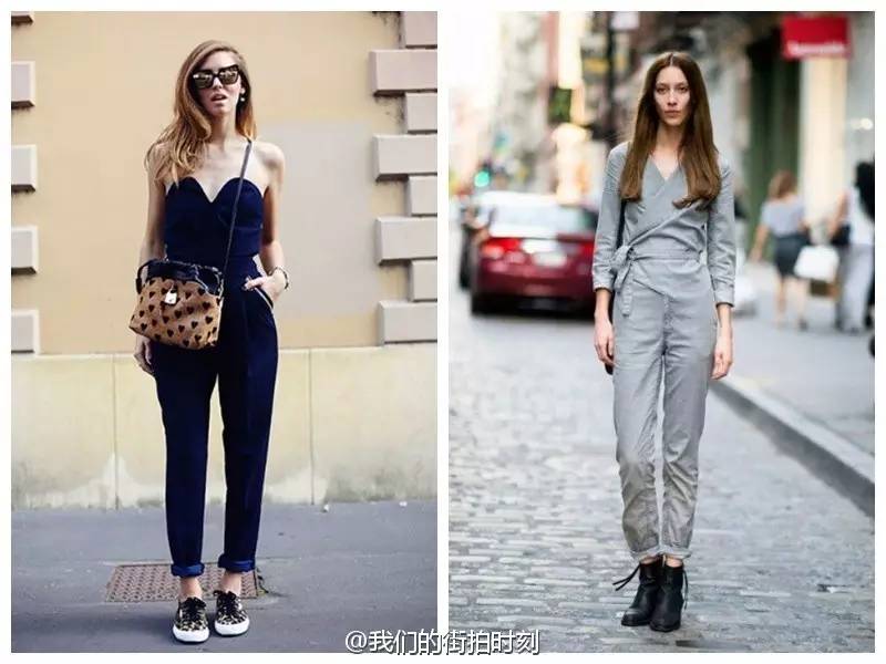 连体裤时尚搭配_连体裤穿搭_连身裤连体裤