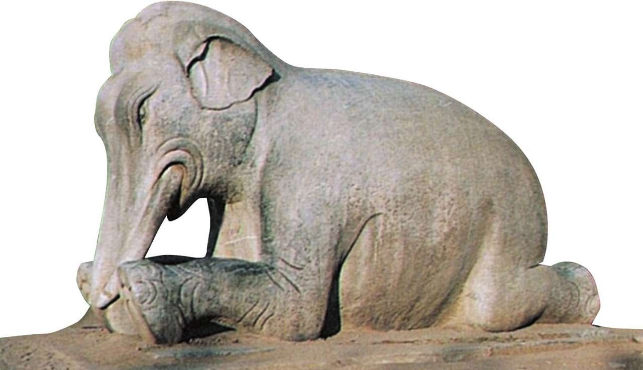 十三陵 明朝皇帝 陵寝文化_清昭陵雕像