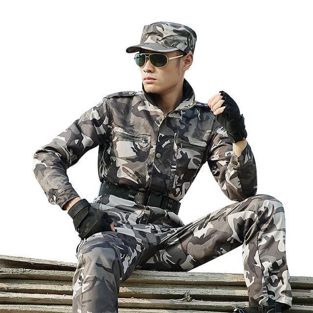 军装服迷彩服时尚元素_男士迷彩服图片_迷彩服男女套装户外休闲