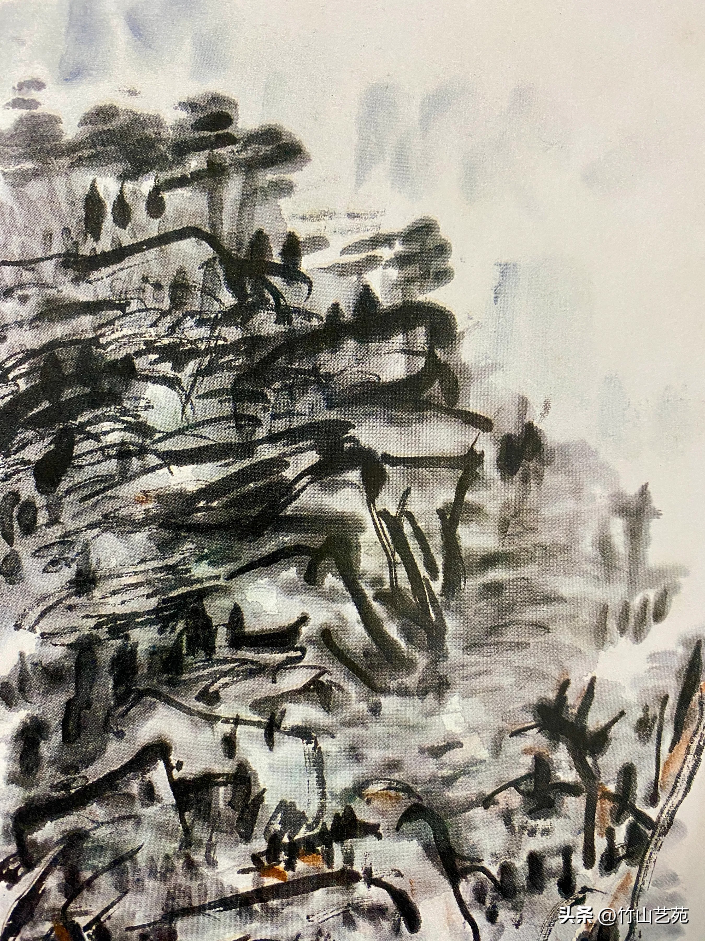 黄宾虹书法作品欣赏_绘画艺术非实用性_黄宾虹艺术非实用性