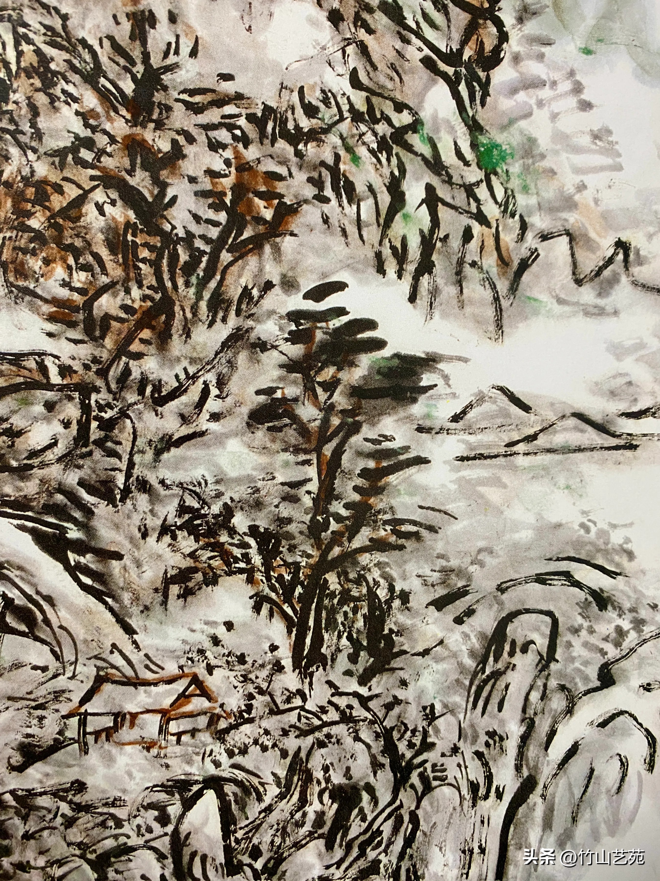 黄宾虹书法作品欣赏_绘画艺术非实用性_黄宾虹艺术非实用性