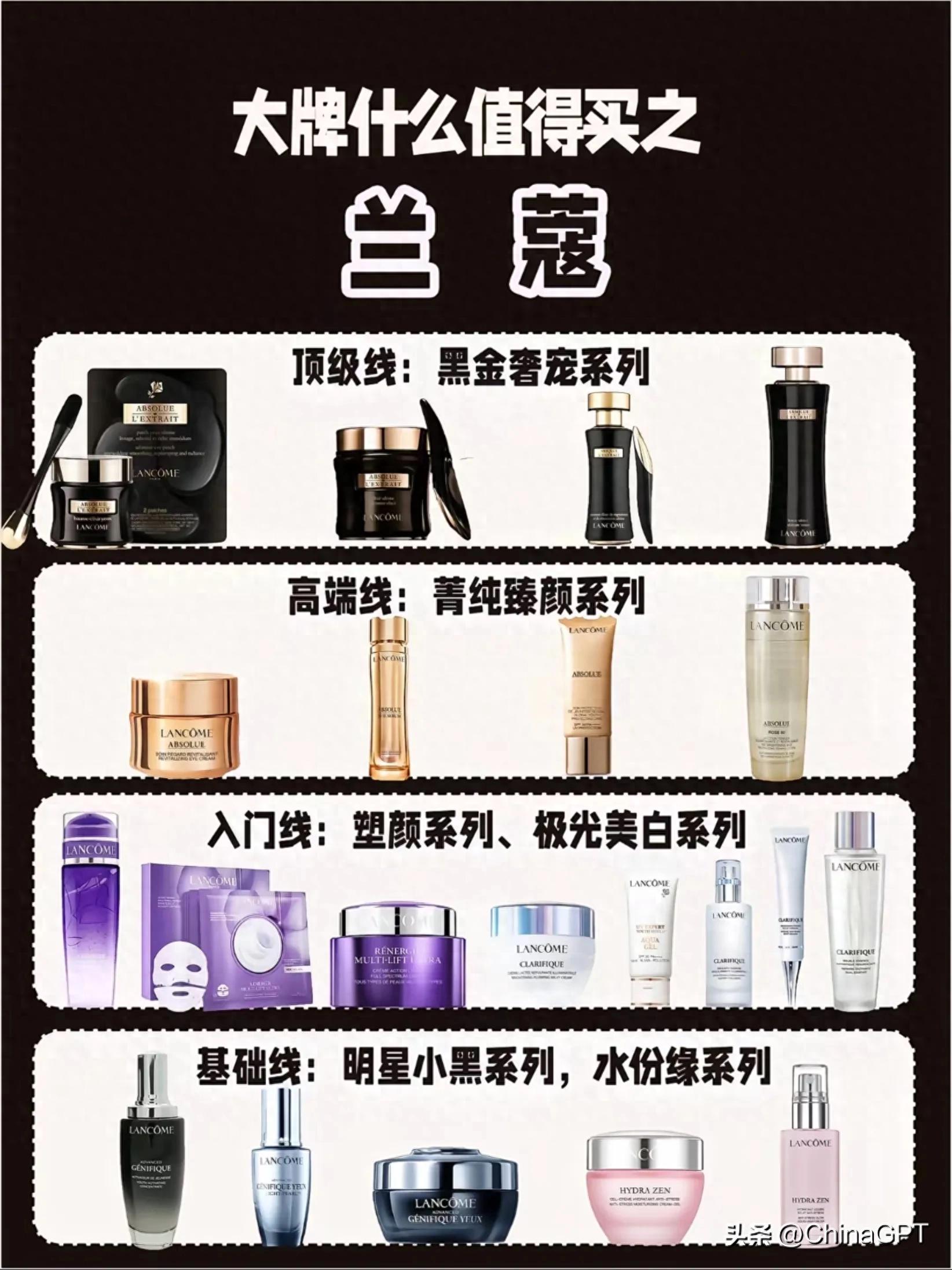 兰蔻粉水保湿舒缓护肤_兰蔻小黑瓶精华抗衰老修复_兰蔻miracle cushion 010号