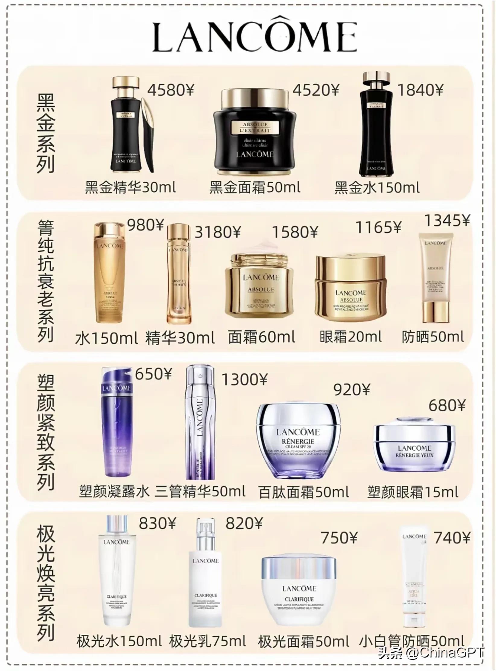 兰蔻粉水保湿舒缓护肤_兰蔻miracle cushion 010号_兰蔻小黑瓶精华抗衰老修复