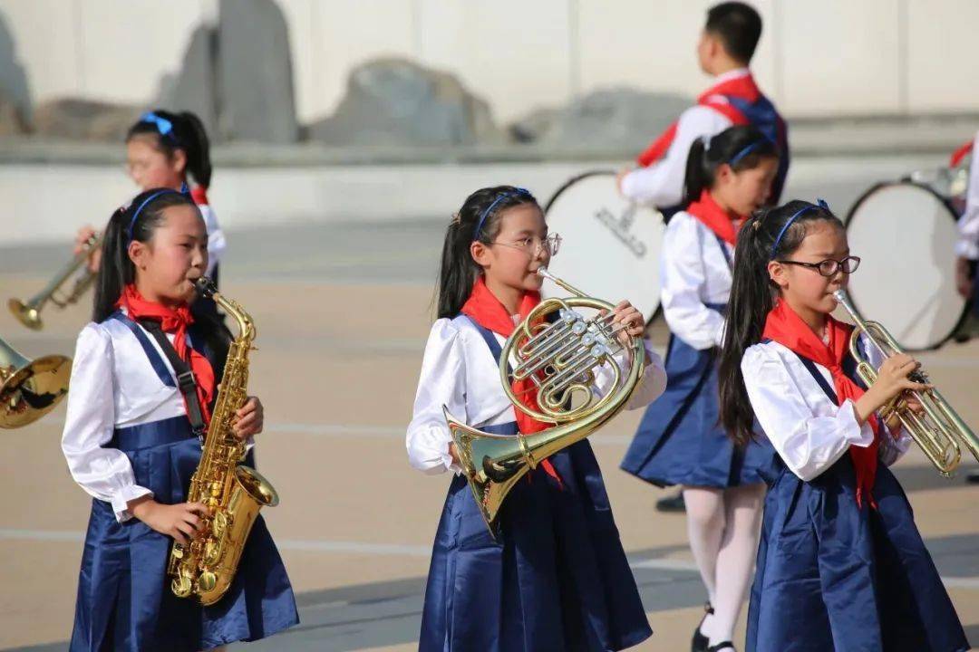 少先队鼓号队_桐乡少先队鼓号队风采展示大赛_学习二十大 争做好队员 桐乡
