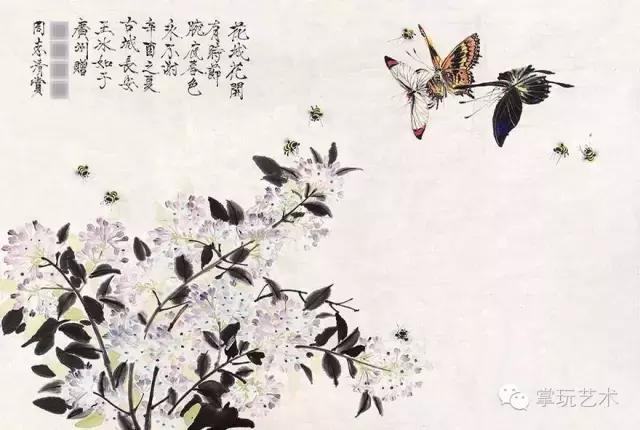 王冰石书画_王冰如 蝴蝶画 高清作品_中国蝴蝶王 王冰如 画家经历