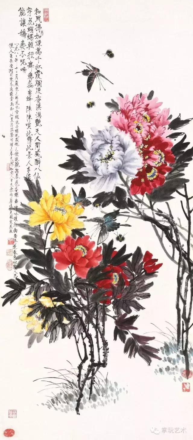 中国蝴蝶王 王冰如 画家经历_王冰石书画_王冰如 蝴蝶画 高清作品