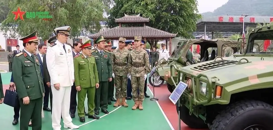 越南陆军与中国陆军合作_中国联合军演 坦克_中越边境陆军联合训练