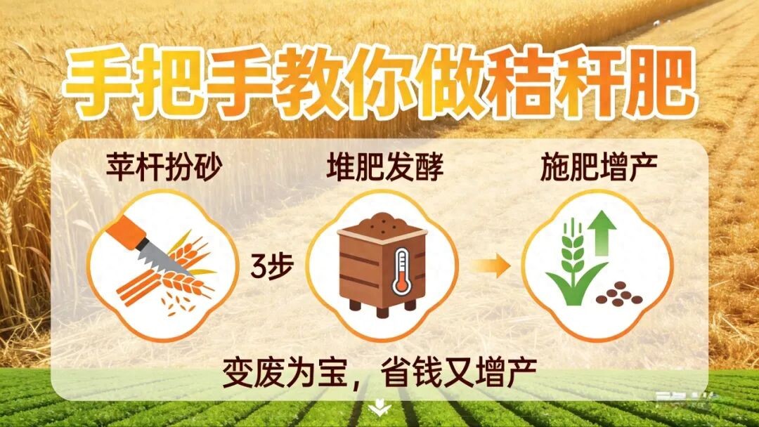 农作物秆发酵_堆沤腐熟秸秆肥方法_秸秆制作有机肥技术