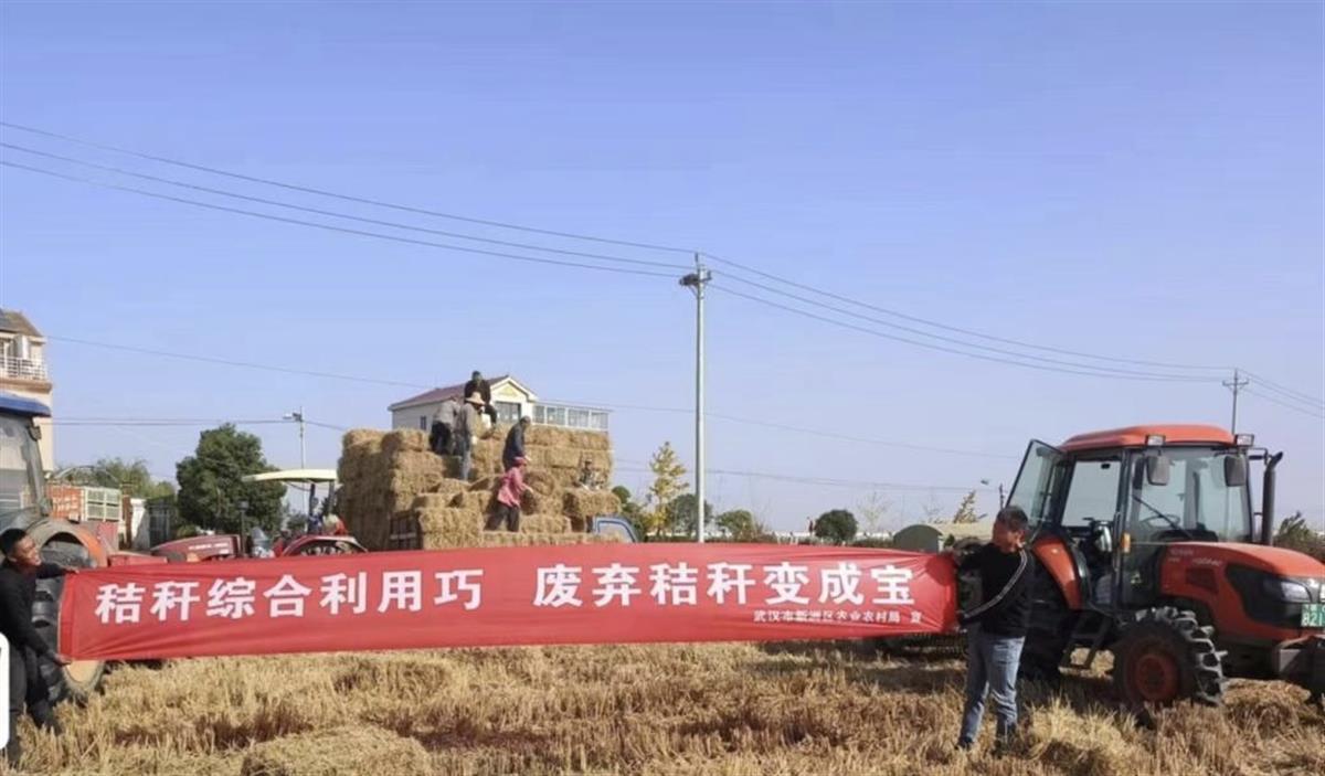 武汉惠万家种植专业合作社 秸秆综合利用 秸秆饲料化_农作物秆发酵