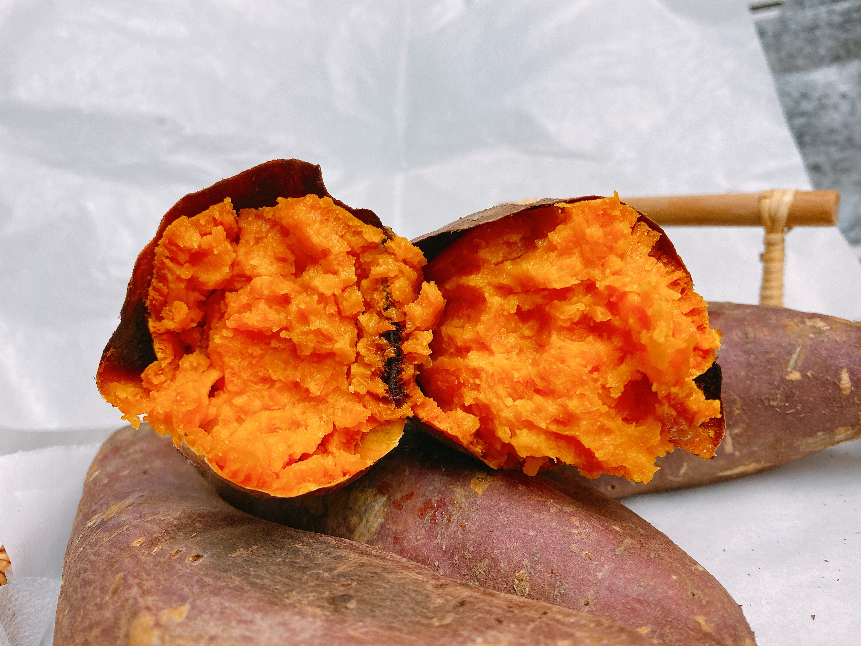 红薯食谱分享_考箱烤红薯要多长时间_烤红薯做法