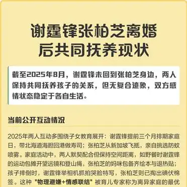2025年谢霆锋张柏芝互动_谢霆锋张柏芝共同抚养现状_张柏芝离婚后采访