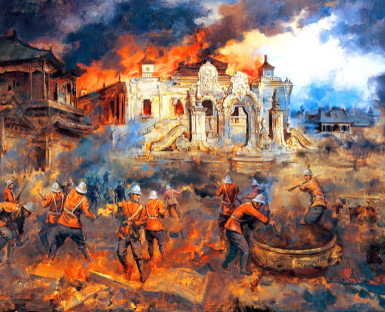 英法联军火烧圆明园历史真相_圆明园的毁灭是祖国文化史上_圆明园毁灭原因