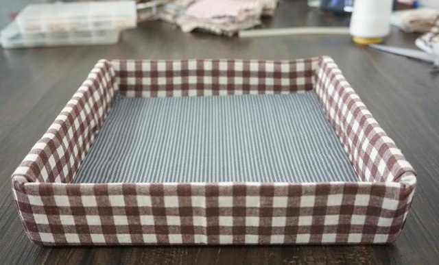 快递盒DIY手工_制作简单的工艺品_快递盒改造成收纳盒