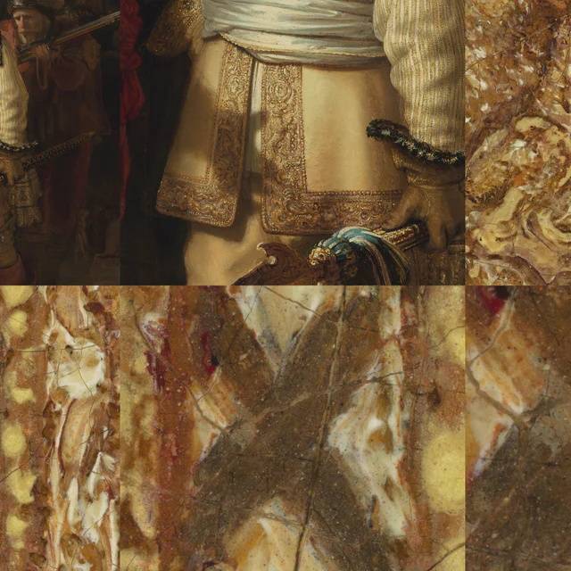 伦勃朗素描好高清_伦勃朗夜巡超高清图像_名画数字化保存