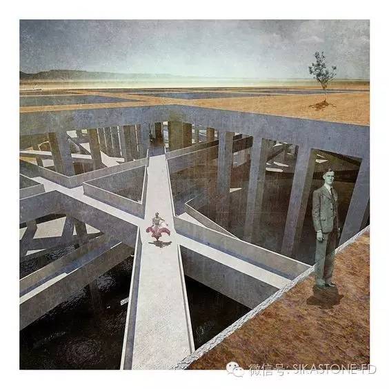 空间立体线条图_空间感表现方法_形的大小差异空间感