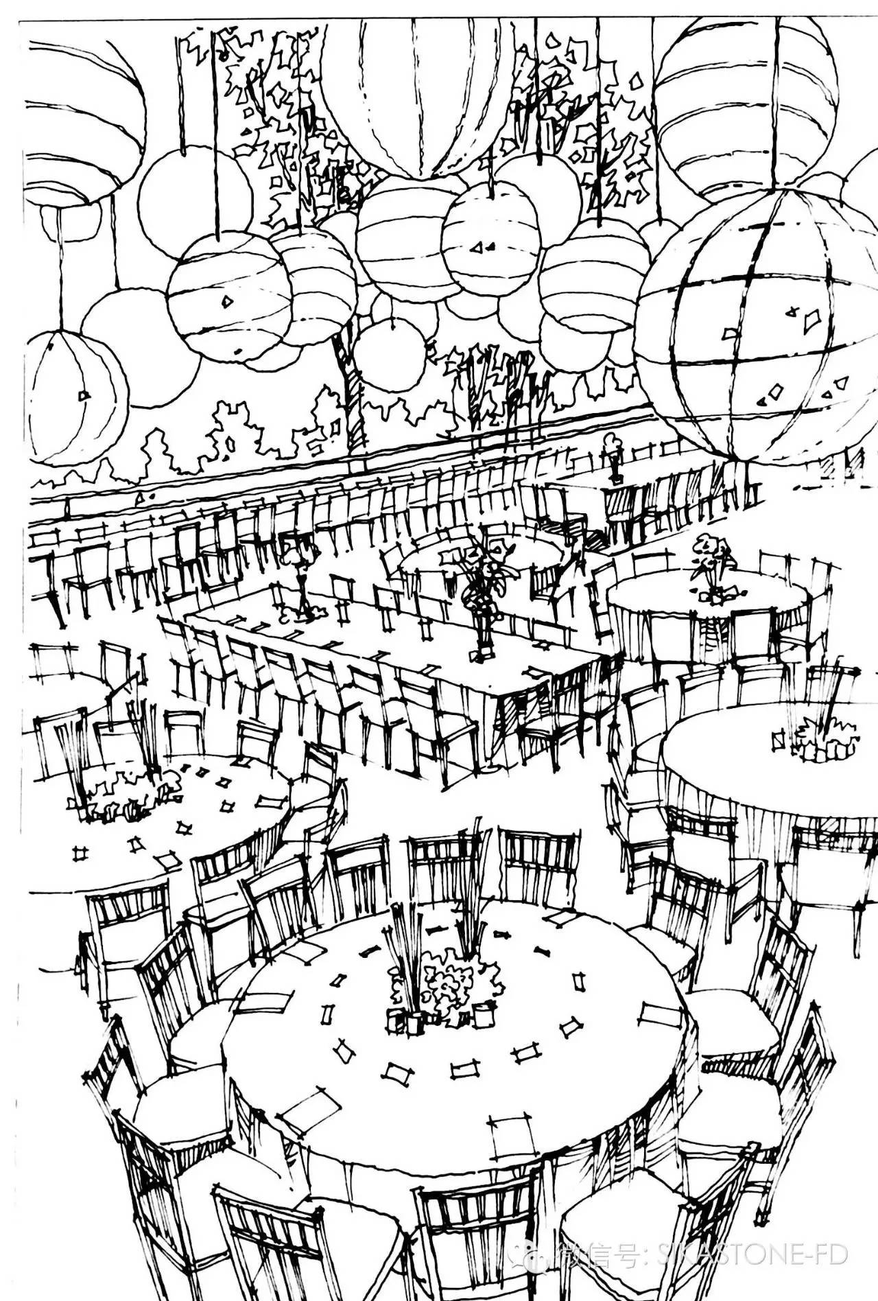 形的大小差异空间感_空间立体线条图_空间感表现方法