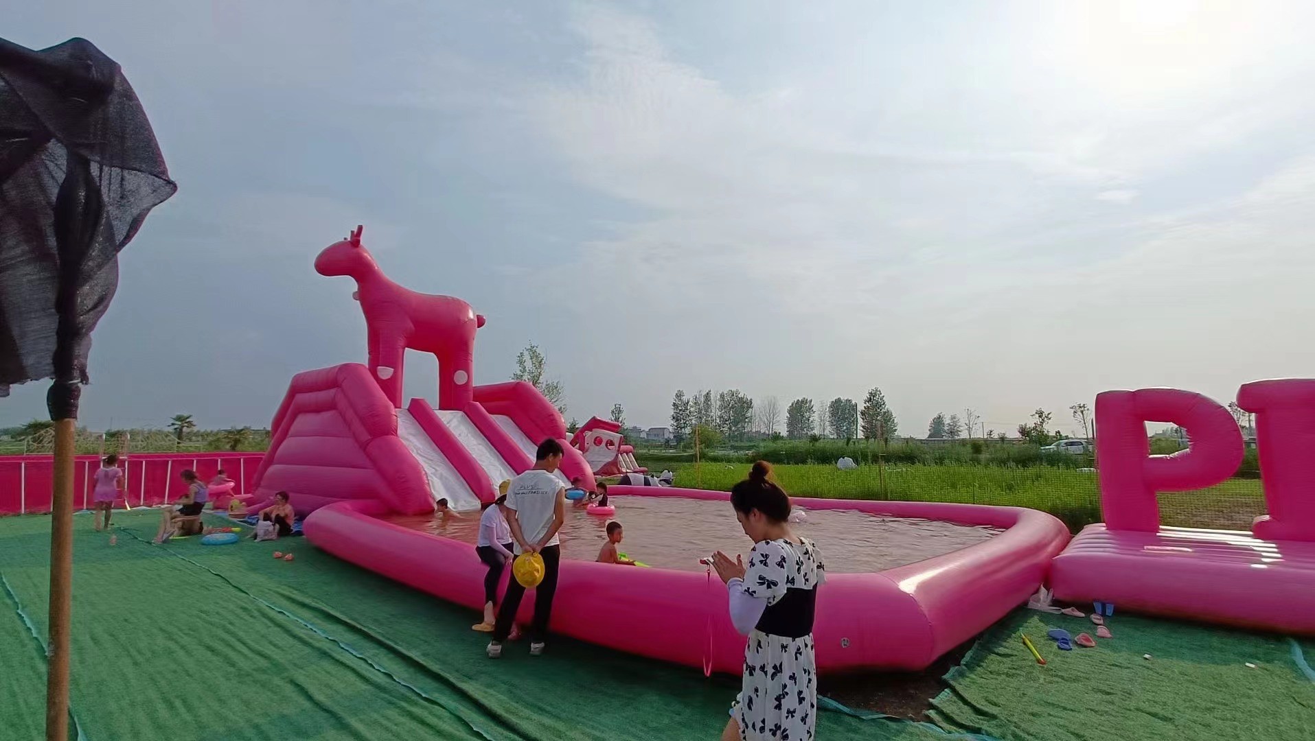 山东充气水池租售 水上气模城堡包安装运营