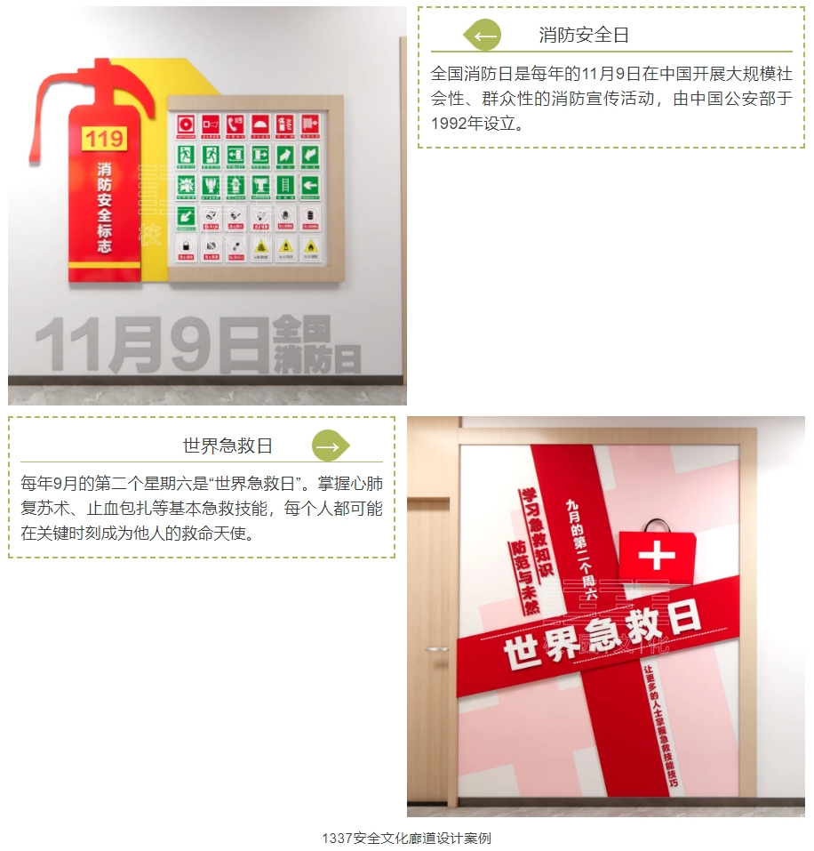 校园安全教育廊道设计_消防安全标志科普_校园行为文化