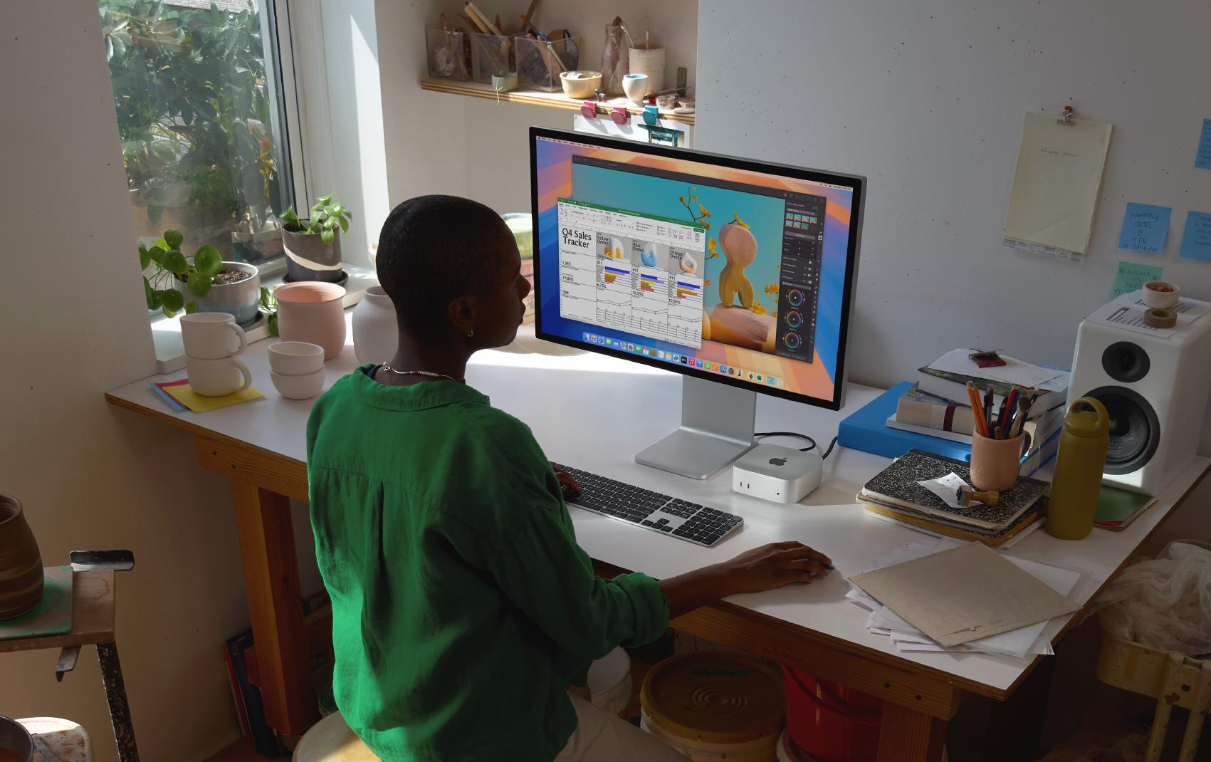 macmini配显示器_Mac mini连接笔记本_远程桌面控制