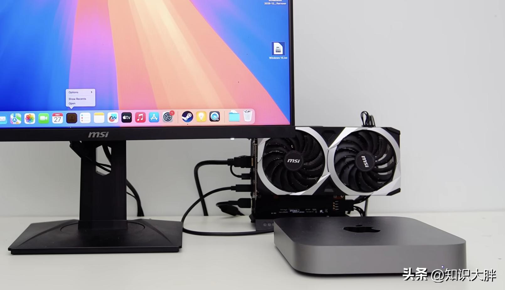 Stable Diffusion Mac mini加速_macmini配显示器_M4 Mac mini外接显卡改造