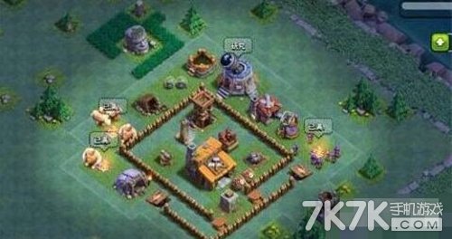 部落冲突夜世界3-5本阵型推荐_战争部落3本布局_7k7k部落冲突夜世界3-5本阵型搭配攻略